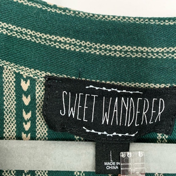 Sweet Wanderer Womens Belted Tunic Size Large - Picture 3 of 6